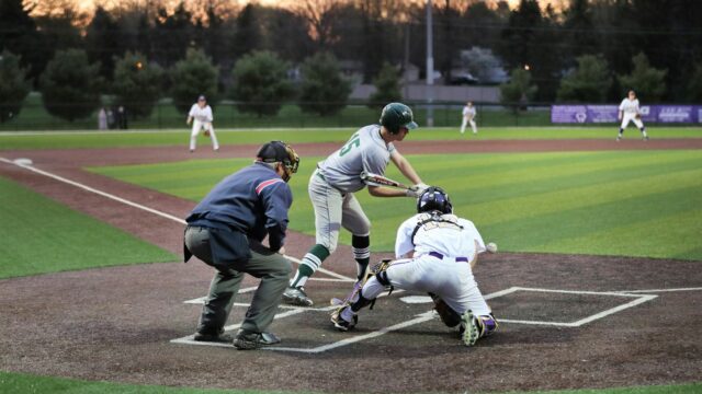 group of men playing baseball